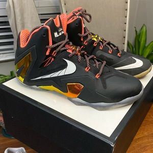 Nike Lebron XI 11 Elite "Gold Pack" Men's Basketball Shoes Size 9